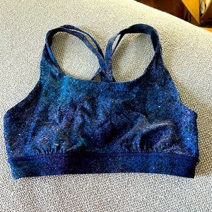Lululemon Blue Purple Racerback Bra Sz 6